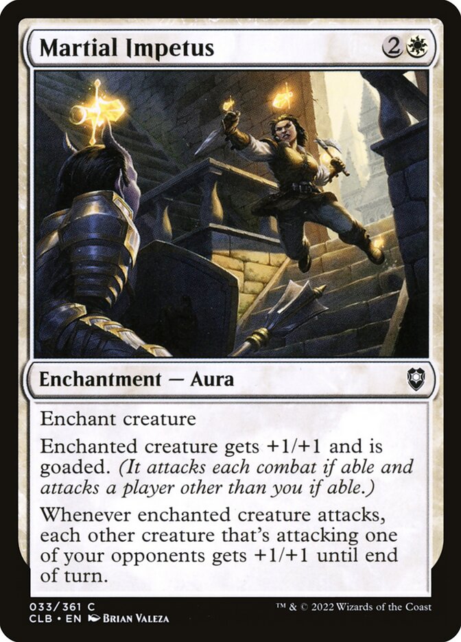 Martial Impetus - Commander Legends #033 Card Front