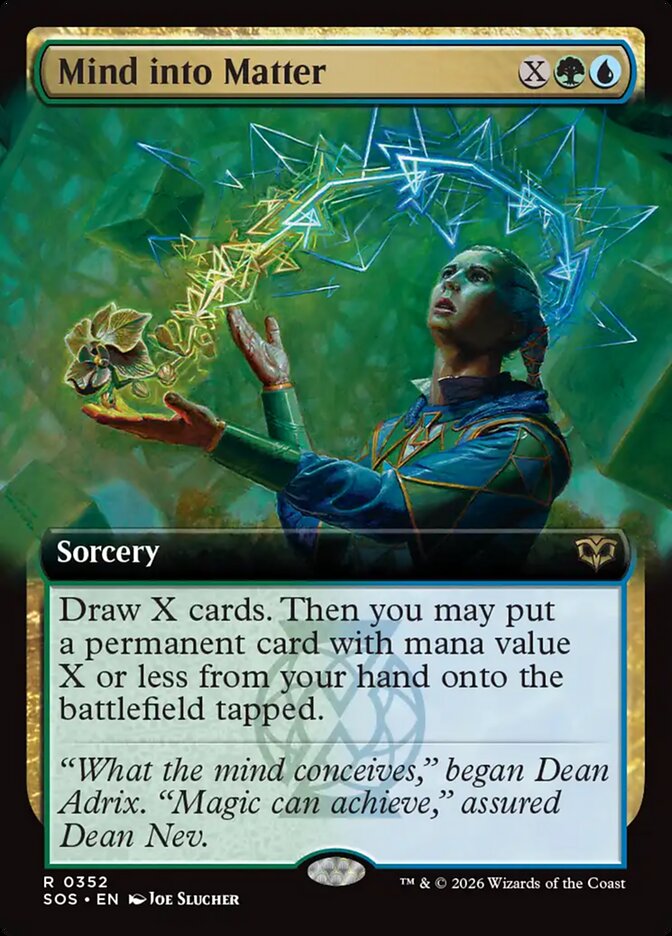 Mind into Matter Secrets of Strixhaven Extended Art #352Card Front