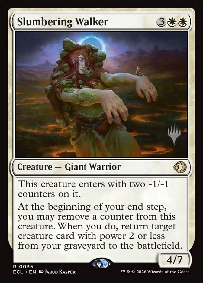 Slumbering Walker Lorwyn Eclipsed #035