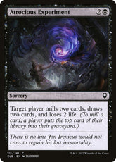 Atrocious Experiment - Commander...