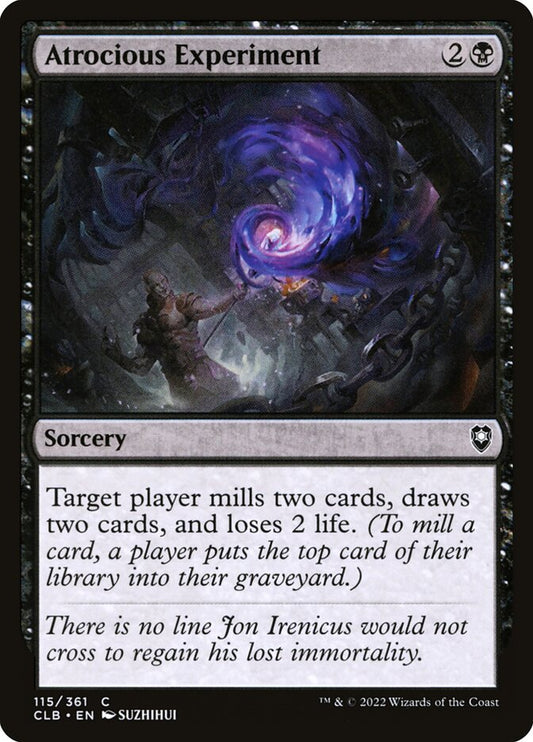 Atrocious Experiment - Commander...