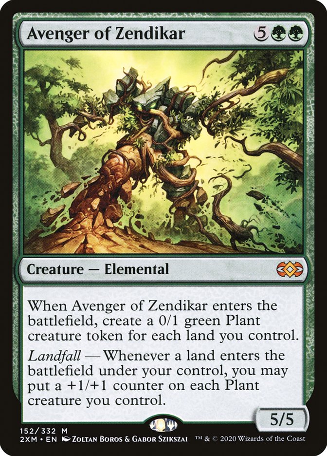 Avenger of Zendikar Double Masters #152 Card Front