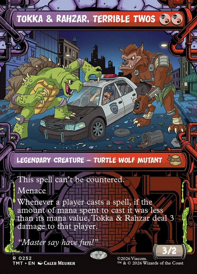 Tokka & Rahzar, Terrible Twos Sewer Frame #252