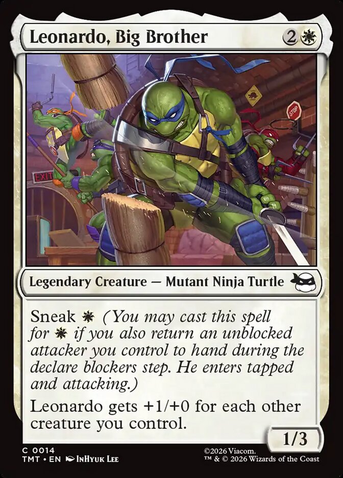 Leonardo, Big Brother Teenage Mutant Ninja Turtles #014