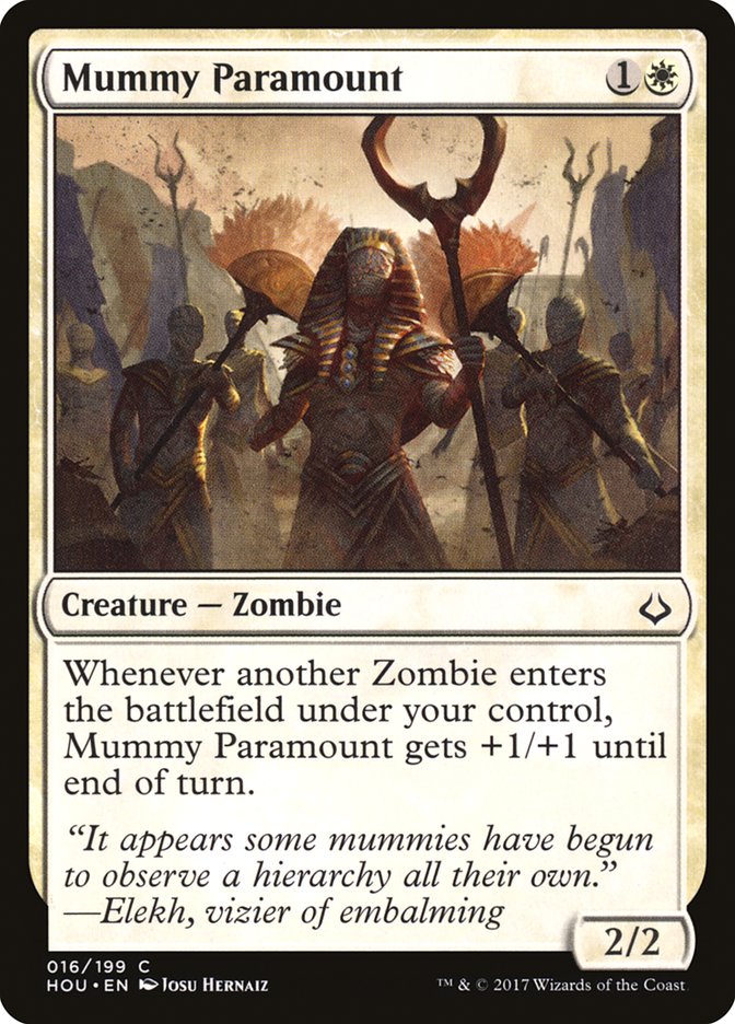 Hour of Devastation Mummy Paramount #016 Card Front