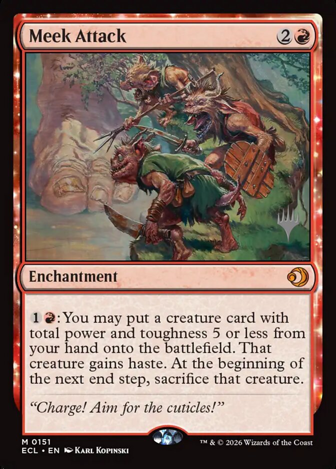 Meek Attack Lorwyn Eclipsed #151