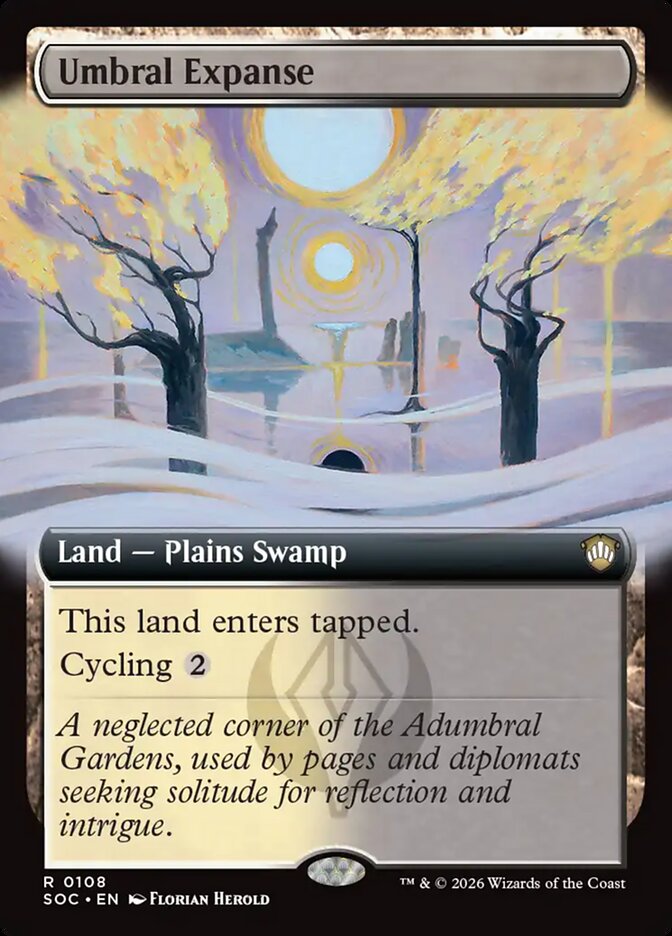 Umbral Expanse Extended Art SOS Commander #060