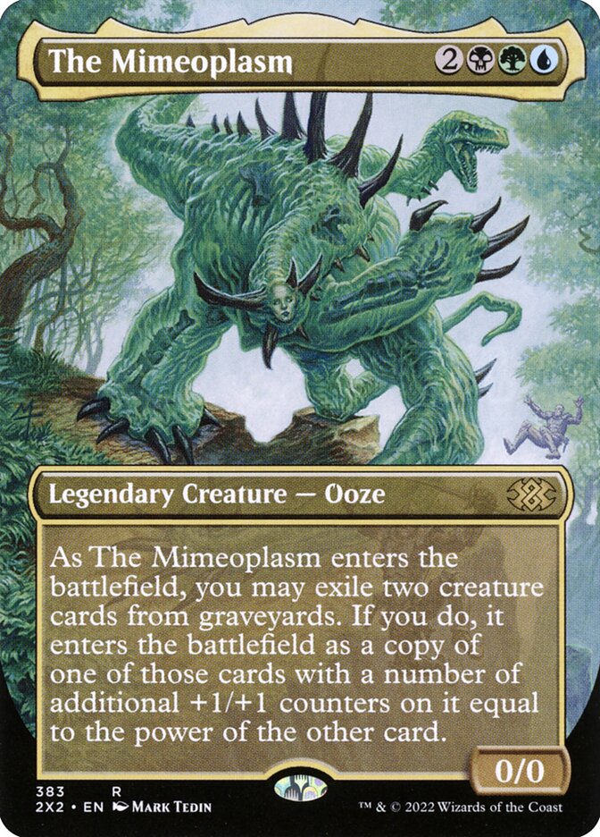 The Mimeoplasm Borderless Double Masters 2 #383 | MTG Singles