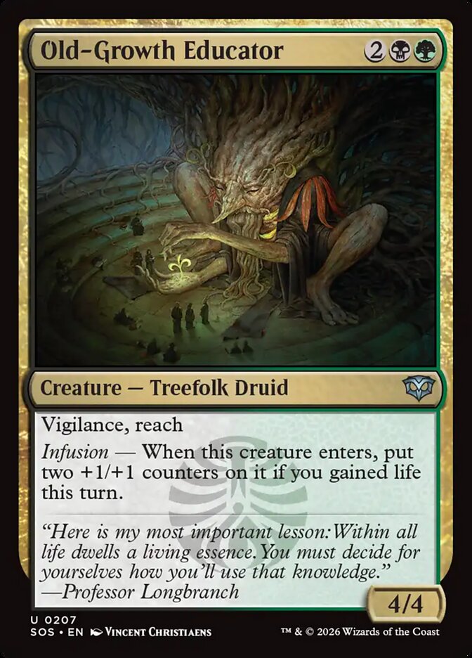 Old-Growth Educator Secrets of Strixhaven #207Card Front