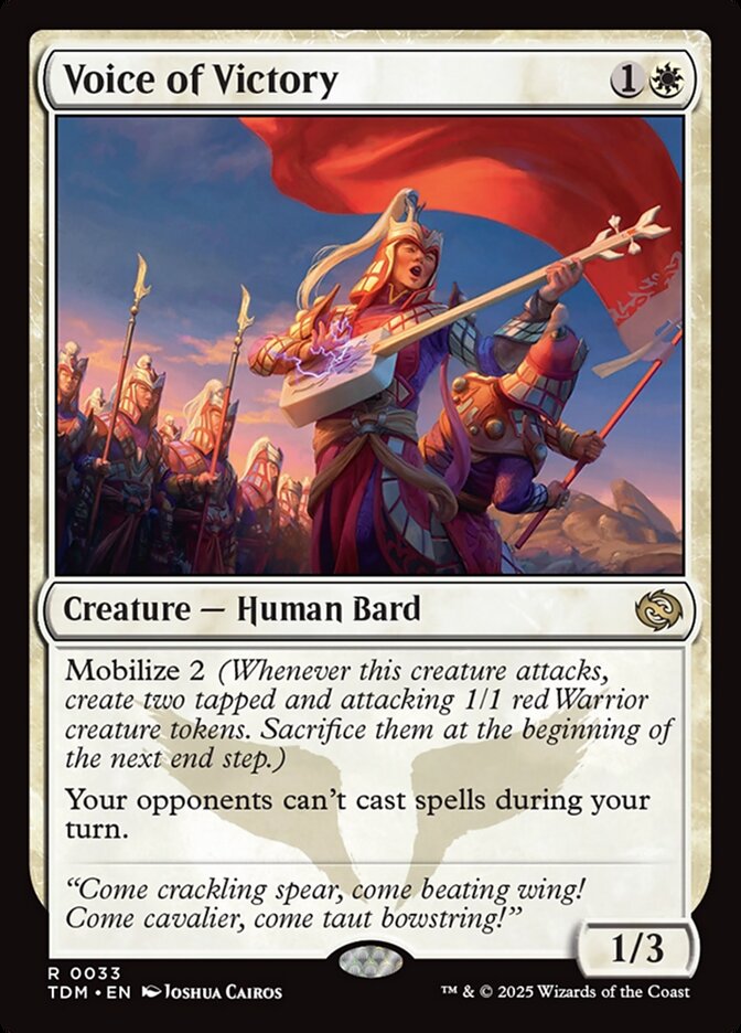 Voice of Victory Tarkir Dragonstorm #033