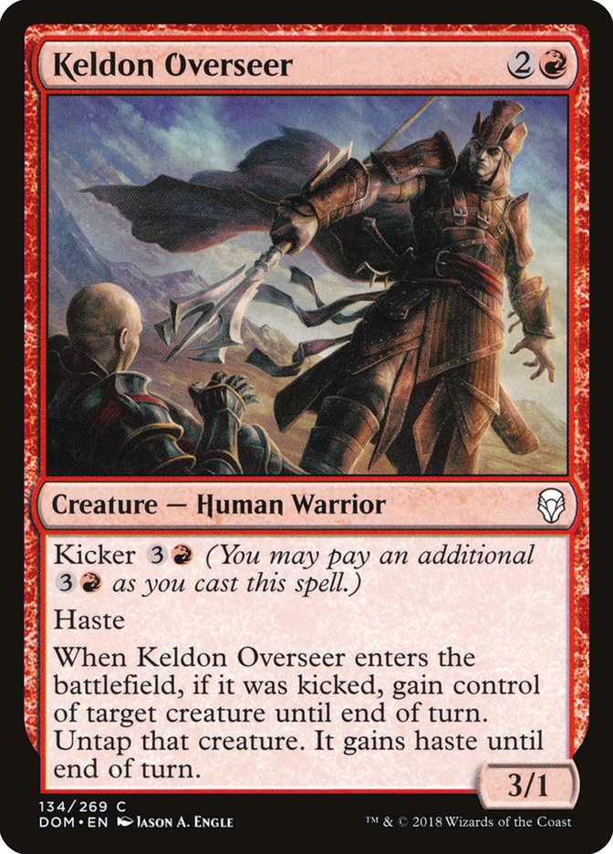 Keldon Overseer Dominaria #134