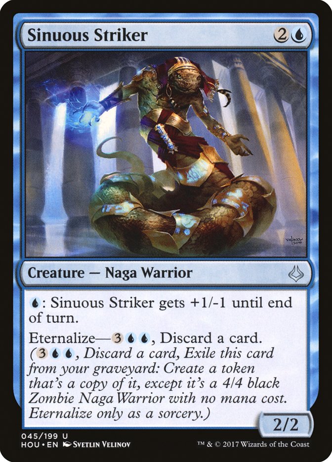 Hour of Devastation Sinuous Striker #045 Card Front
