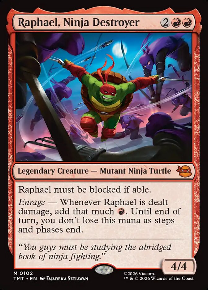 Raphael, Ninja Destroyer Teenage Mutant Ninja Turtles #102
