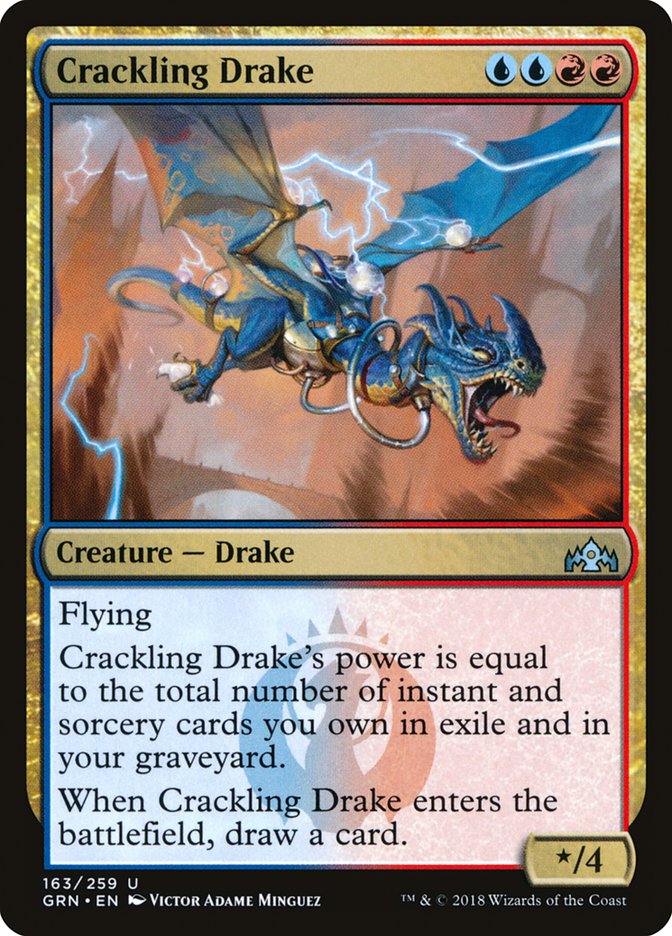 Crackling Drake MTG Singles | Guilds of Ravnica #163