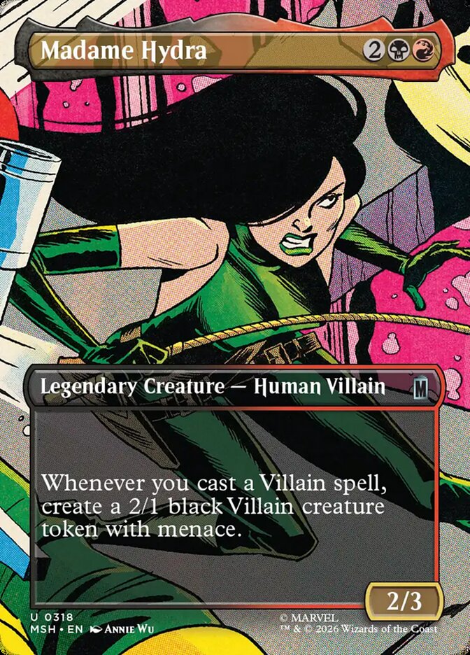 Marvel Superheroes Madame Hydra Card Front