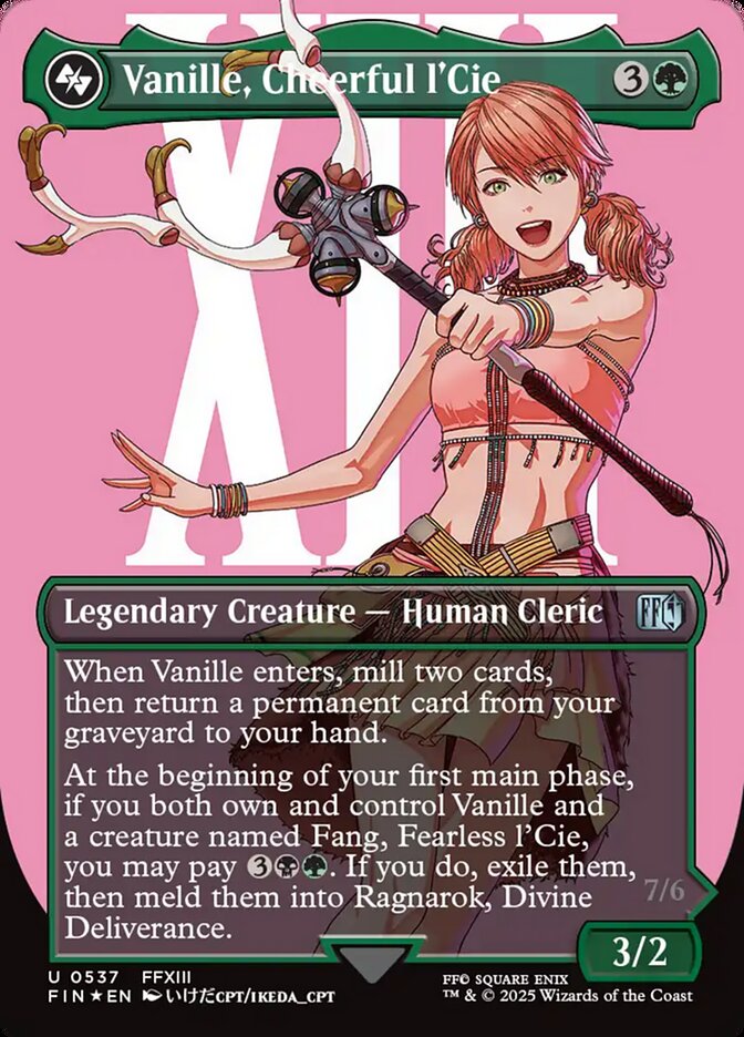 Surge Foil Borderless Vanille, Cheerful l'Cie Final Fantasy #537