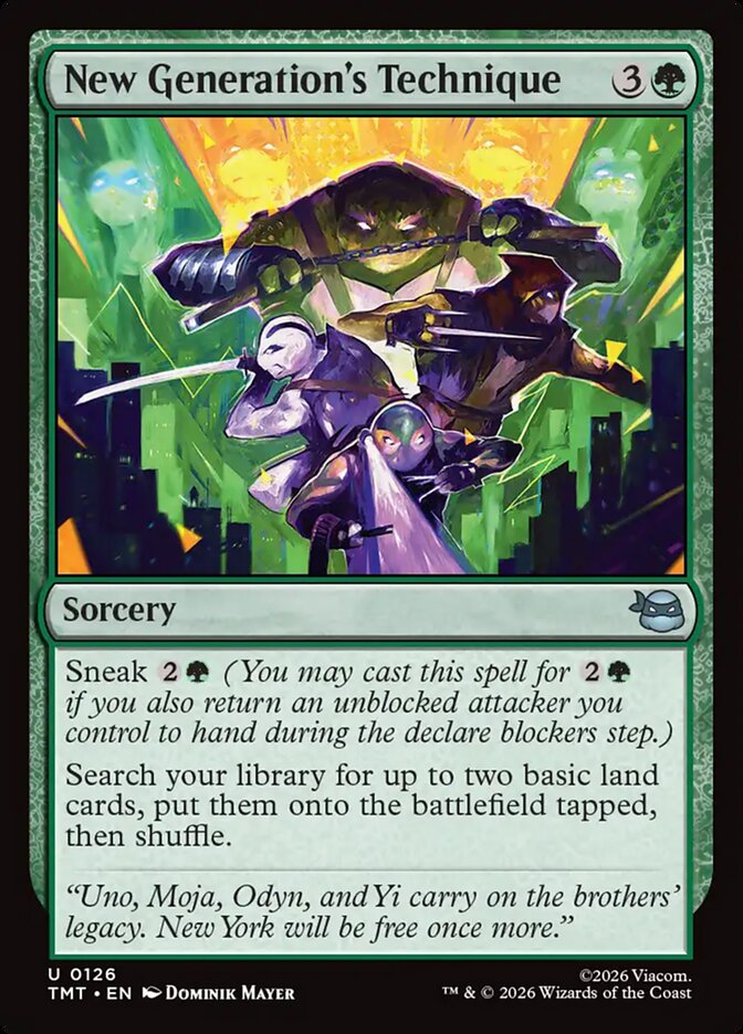 New Generation's Technique Teenage Mutant Ninja Turtles #126