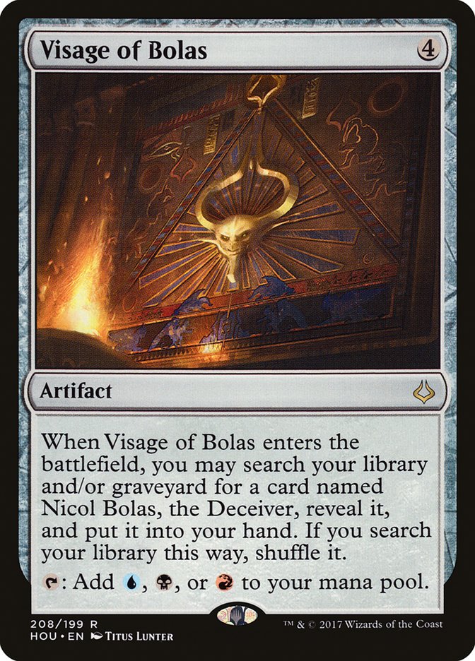 Hour of Devastation Visage of Bolas #208 Card Front