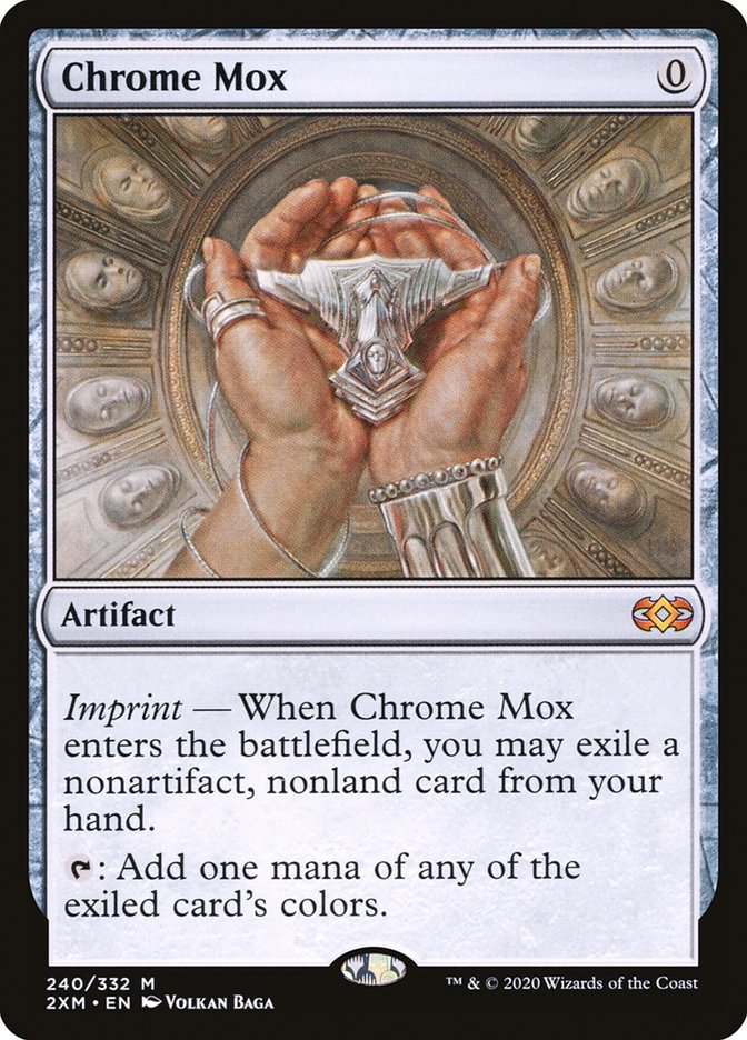 Chrome Mox Double Masters #240 Card Front