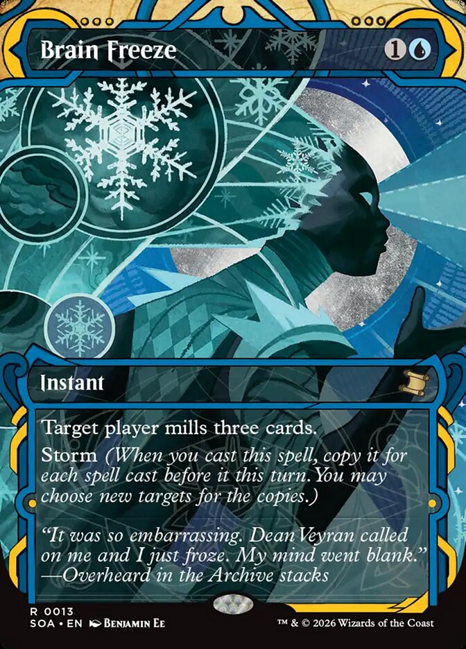 Brain Freeze Secrets of Strixhaven Mystical Archive #013Card Front