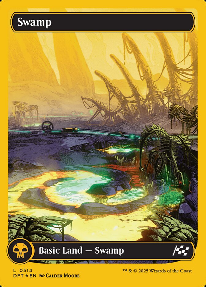 Swamp - First Place Foil Aetherdrift #514