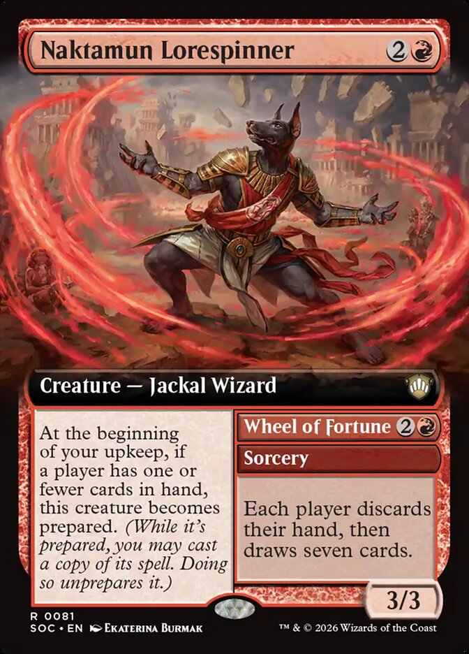 Naktamun Lorespinner Extended Art SOS Commander #033