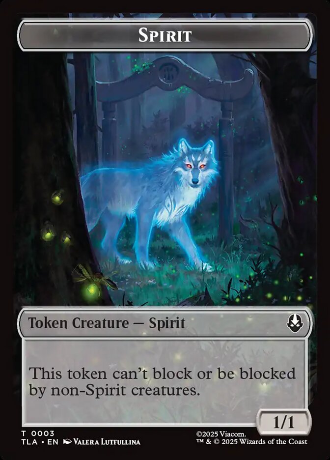 Spirit Avatar The Last Airbender Token #003 MTG Single Card Front