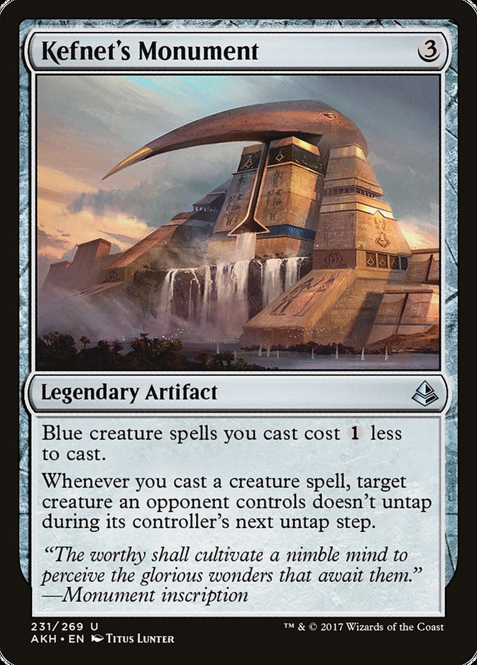 Kefnet's Monument Amonkhet #231 | Magic! The Gathering Singles