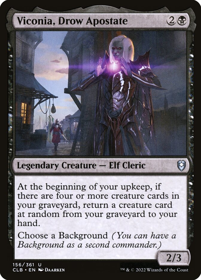 Viconia, Drow Apostate - Commander Legends #156 Card Front