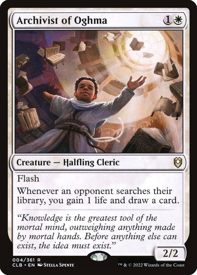 Archivist of Oghma - Commander Legends #004 Card Front