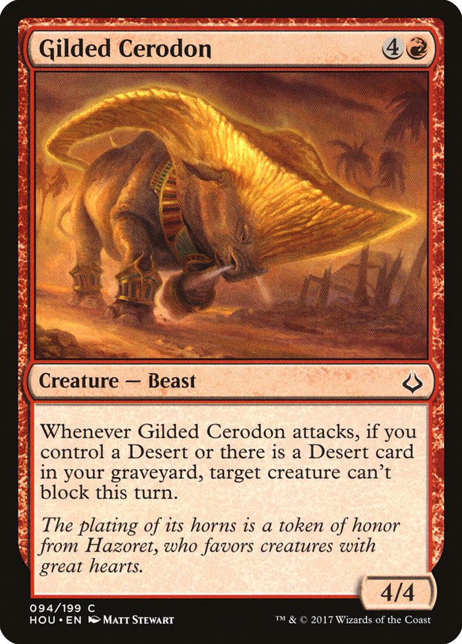 Hour of Devastation Gilded Cerodon #094 Card Front