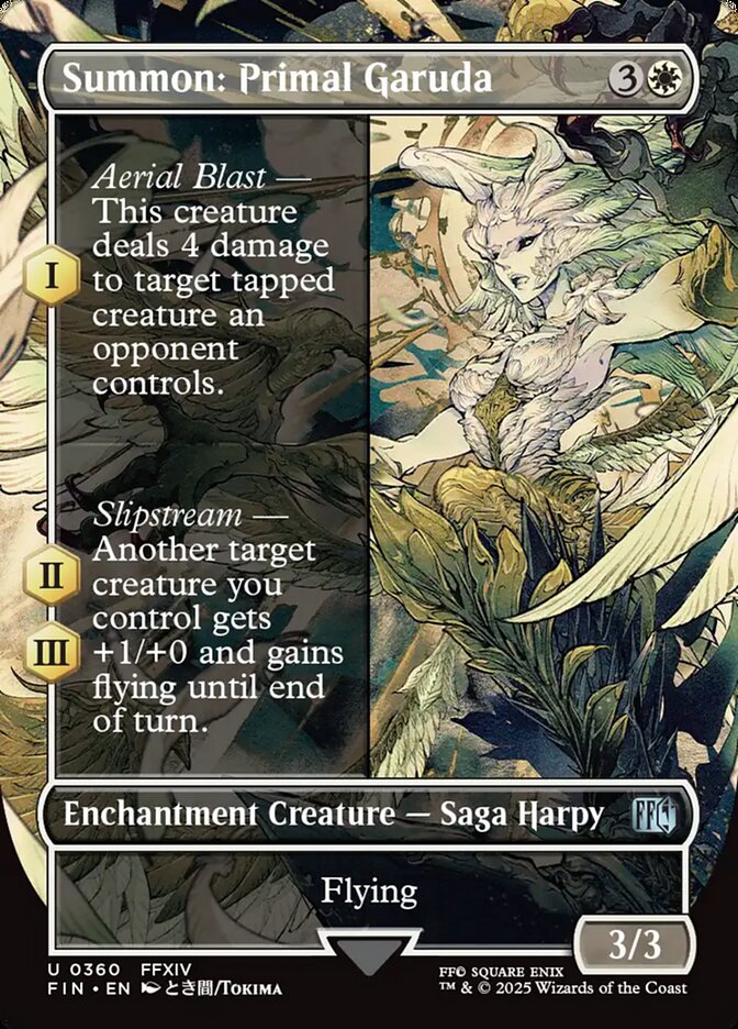 Borderless Summon: Primal Garuda Final Fantasy #360