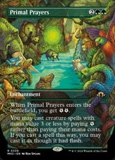 Primal Prayers Borderless MTG Si...