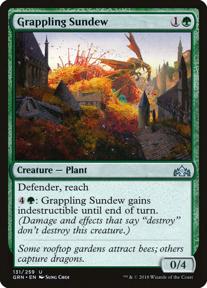Grappling Sundew MTG Singles | Guilds of Ravnica #131