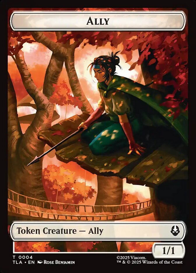 Ally Avatar The Last Airbender Token #004 MTG Single Card Front