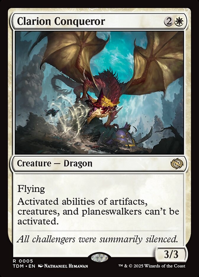 Clarion Conqueror Tarkir Dragonstorm #005