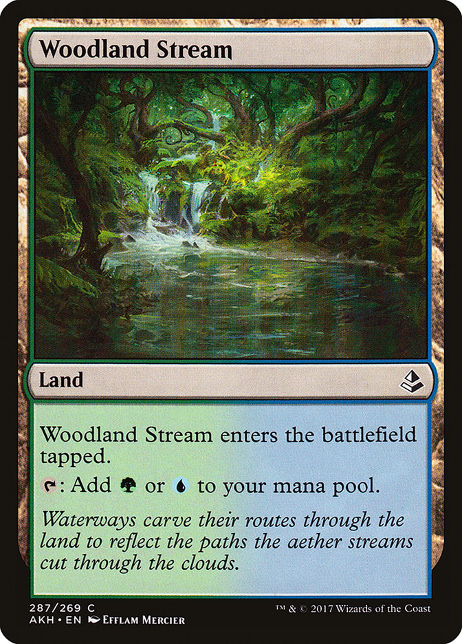 Woodland Stream Amonkhet #287 | Magic! The Gathering Singles