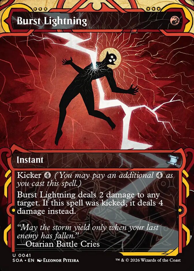 Burst Lightning Secrets of Strixhaven Mystical Archive #041Card Front