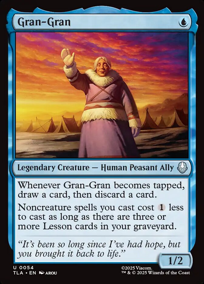 Gran-Gran Avatar The Last Airbender #054 MTG Single Card Front