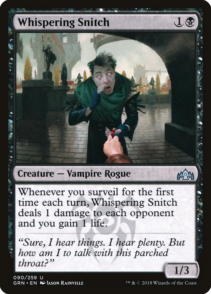 Whispering Snitch MTG Singles | Guilds of Ravnica #090