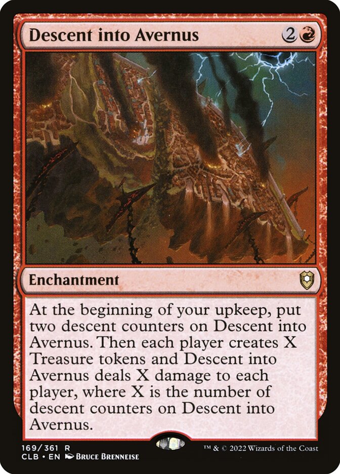 Descent into Avernus - Commander Legends #169 Card Front