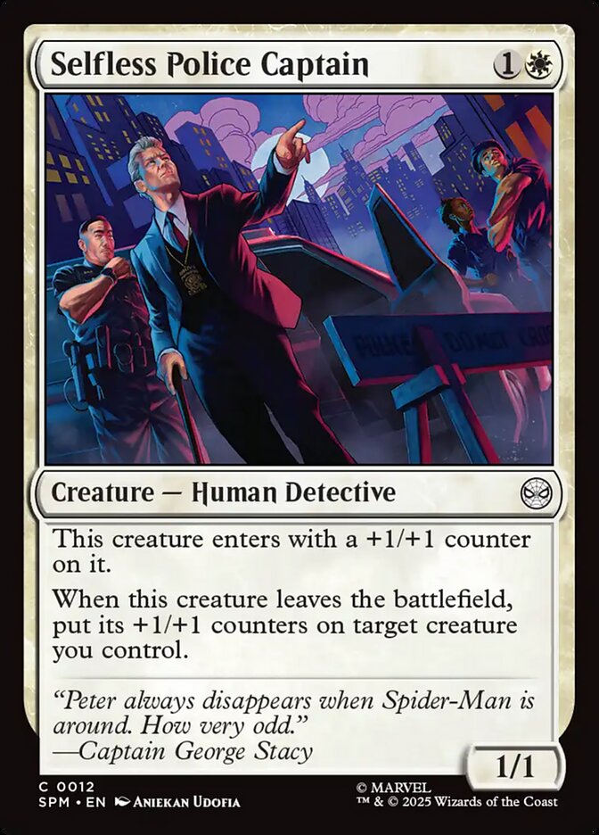 Selfless Police Captain - Spider-Man #012