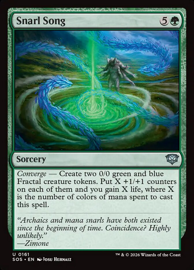 Snarl Song Secrets of Strixhaven #161Card Front