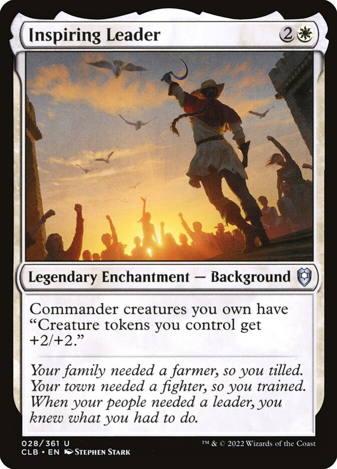 Inspiring Leader - Commander Legends #028 Card Front