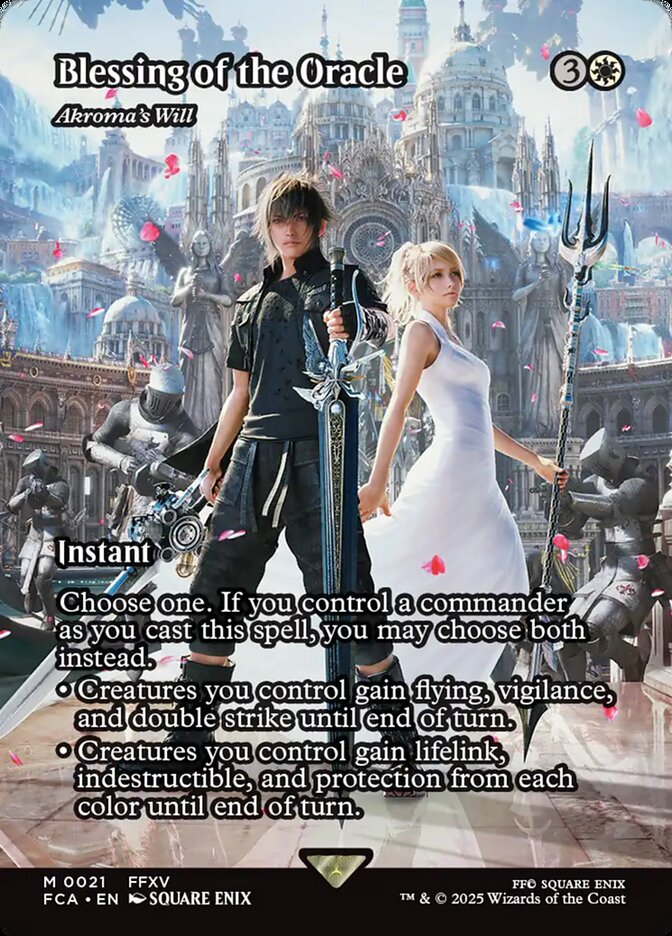 Akroma's Will Final Fantasy Through The Ages #021 Card Front