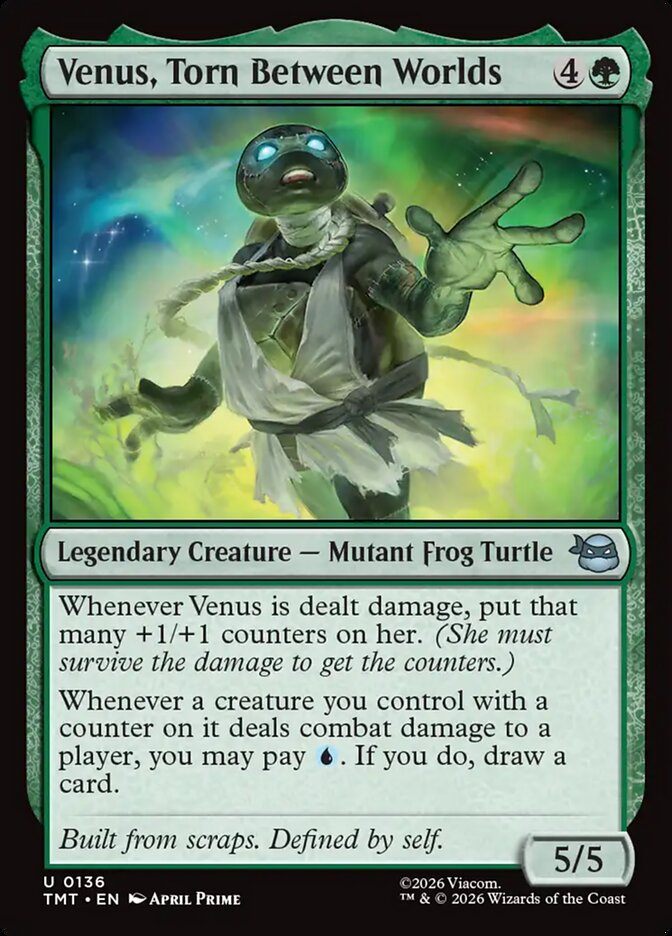 Venus, Torn Between Worlds Teenage Mutant Ninja Turtles #136