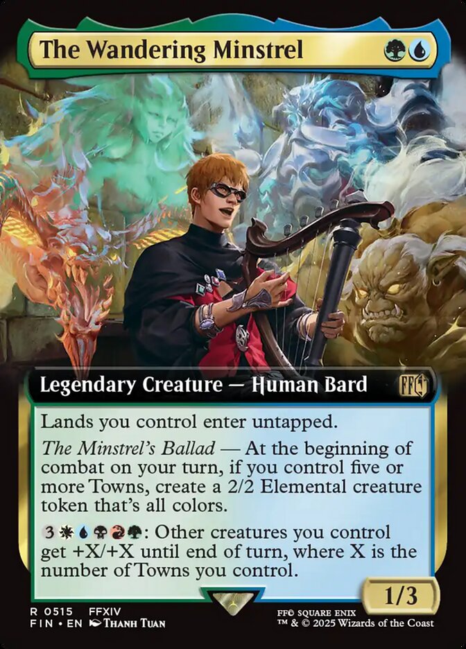 Extended Art The Wandering Minstrel Final Fantasy #515