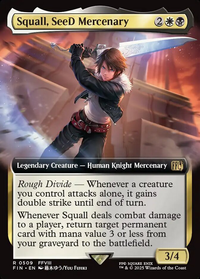 Extended Art Squall, SeeD Mercenary Final Fantasy #509