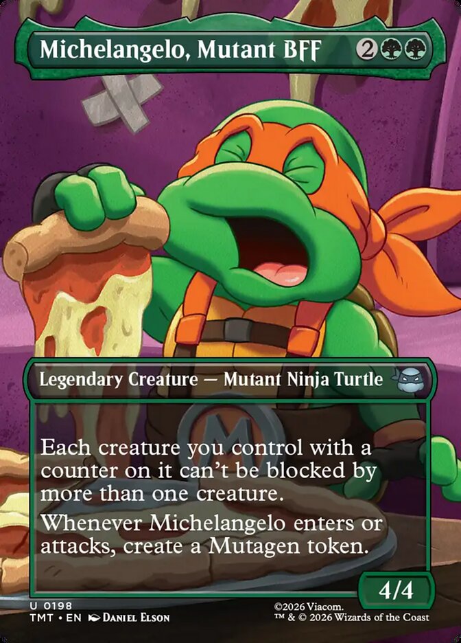 Michelangelo, Mutant BFF Borderless #198