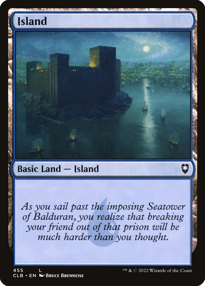 Island - Commander Legends #455 Card Front